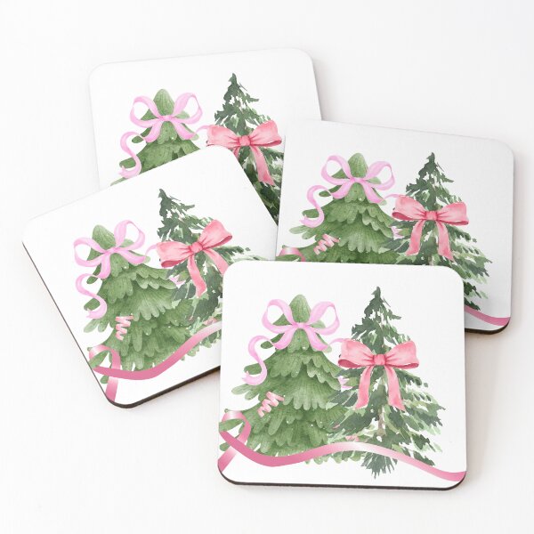 Item preview, Coquette Christmas Tree, Breast Cancer Awareness designed and sold by danaJG.