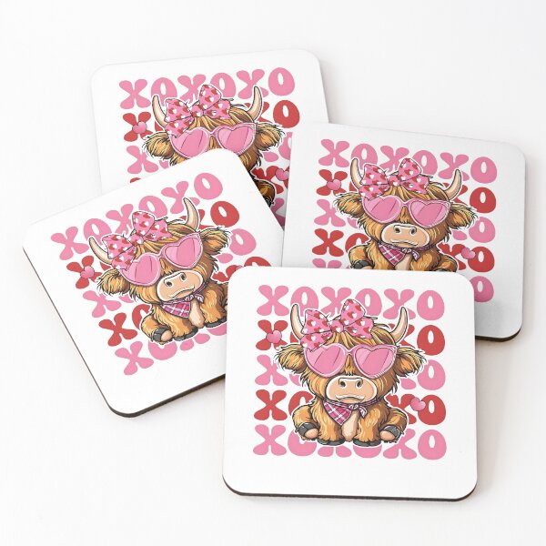 Item preview, Highland Cow Valentine, Valentine Coquette Heart designed and sold by Davidkoci.