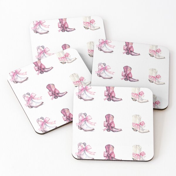Item preview, Country Chic Cowboy Boots with Pink Bows designed and sold by WildHeart07.
