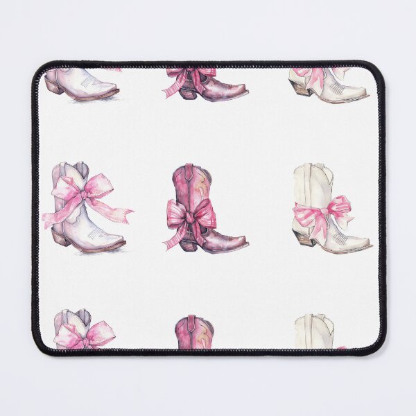 Item preview, Country Chic Cowboy Boots with Pink Bows designed and sold by WildHeart07.