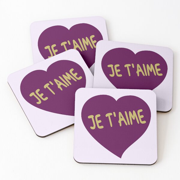 Item preview, Je t'aime designed and sold by Jeallan Designs.