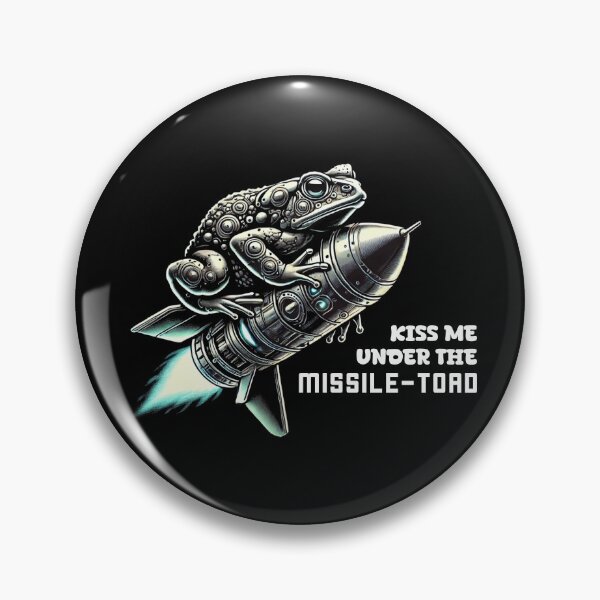 Item preview, Kiss Me Under The Missile-Toad designed and sold by Me-Meme.