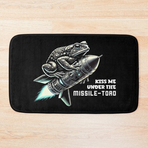 Item preview, Kiss Me Under The Missile-Toad designed and sold by Me-Meme.