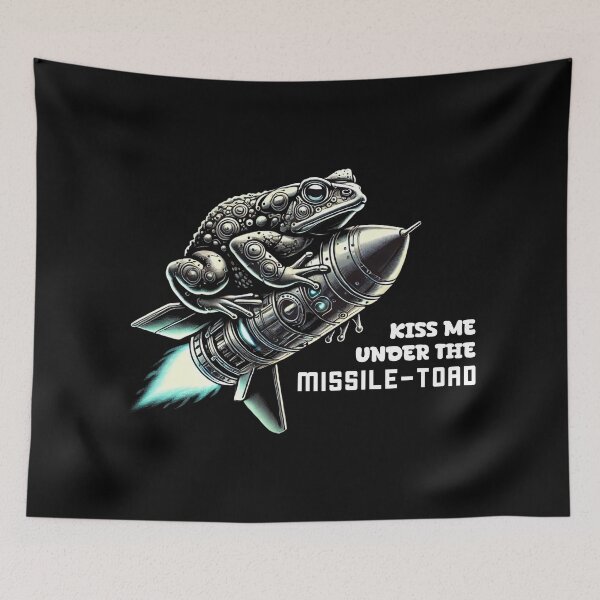 Item preview, Kiss Me Under The Missile-Toad designed and sold by Me-Meme.