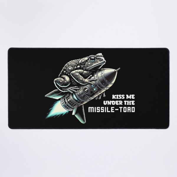 Item preview, Kiss Me Under The Missile-Toad designed and sold by Me-Meme.
