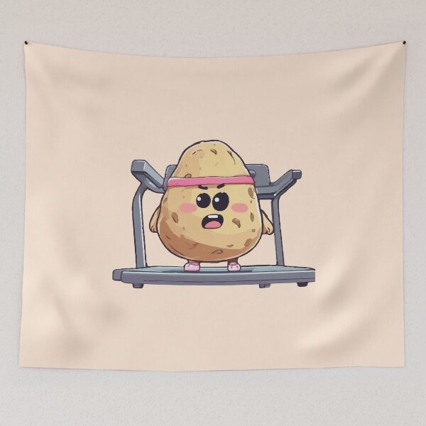 Item preview, ANGRY POTATO WORKOUT designed and sold by HipsterAnimals.