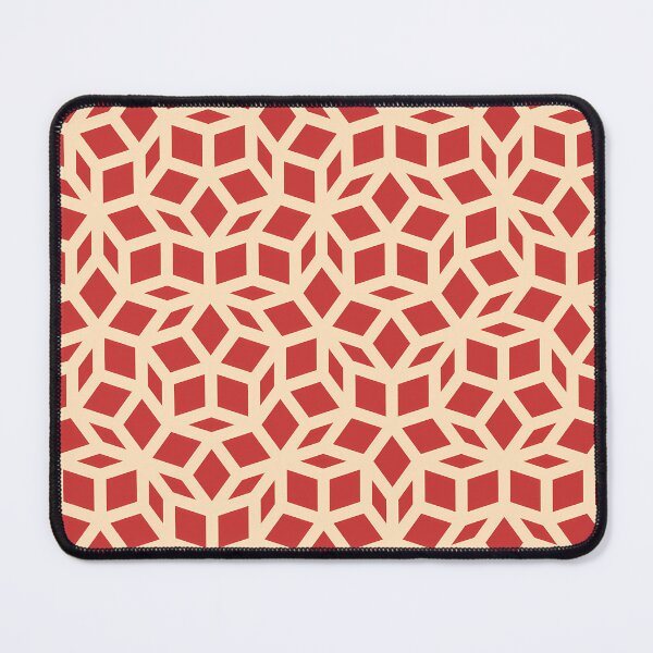Item preview, Geometric Red and Beige Pattern Design designed and sold by Genie-0750.
