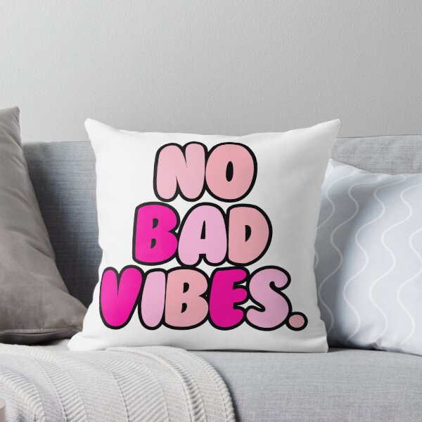 Item preview, No bad vibes pink sticker designed and sold by olwethubusiness.