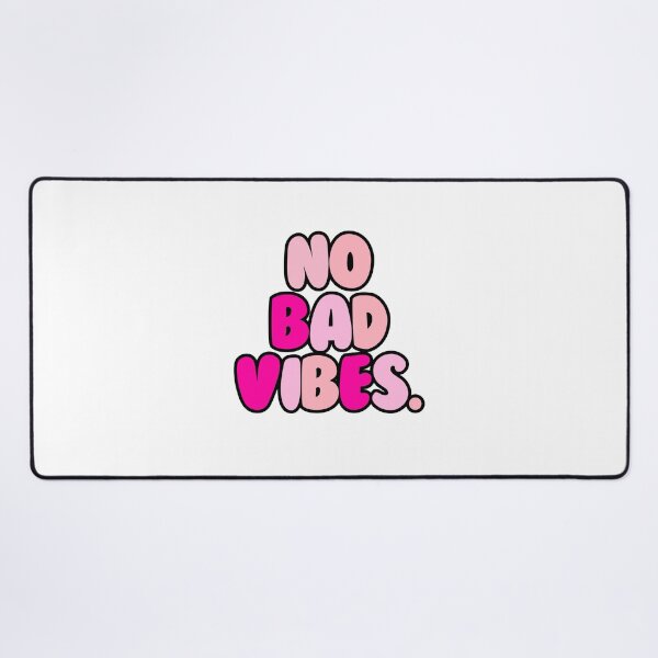 Item preview, No bad vibes pink sticker designed and sold by olwethubusiness.
