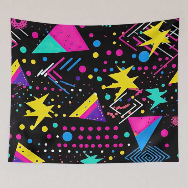 Item preview, 80s and 90s Retro Pop Pattern designed and sold by AeonAcademy.