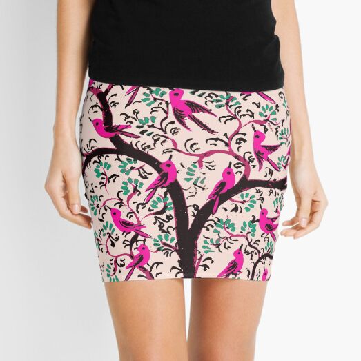 The Bird Tree Mini Skirt