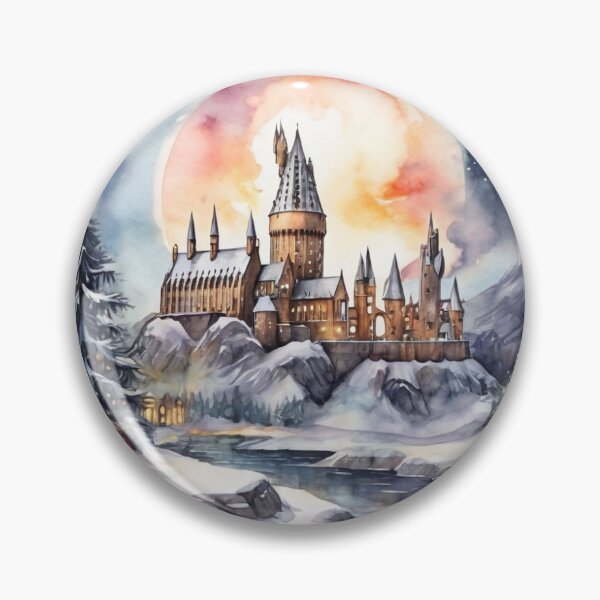 Item preview, Magical Winter Castle Sticker designed and sold by pelzolga.