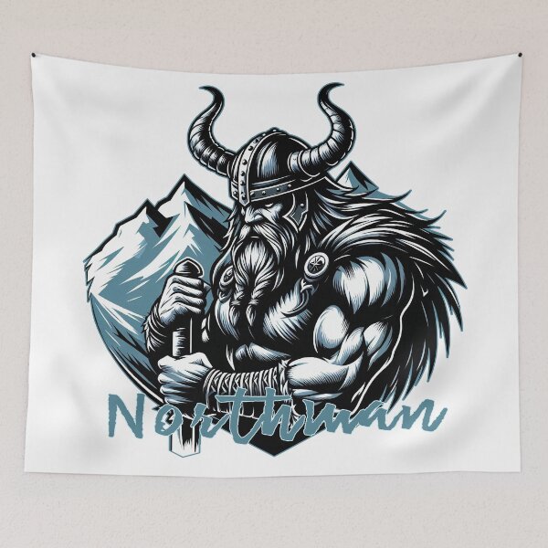 Item preview, Viking with lettering: Northman designed and sold by Salimgor Hangaround Music.