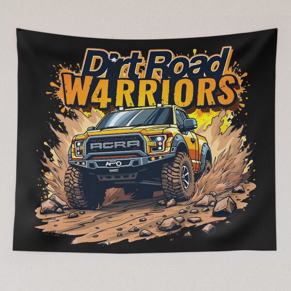 Item preview, Dirt Road Warriors 4x4 Off-Road Truck Design designed and sold by tarzbol.