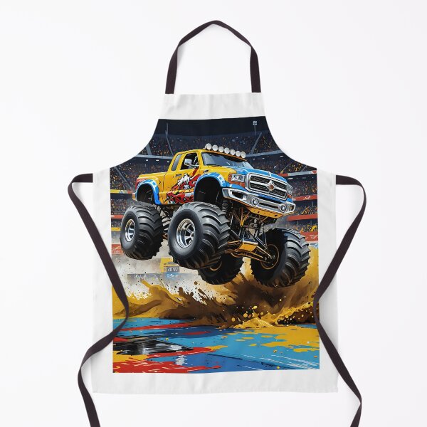Item preview, Monster, colorful truck designed and sold by Dan9010.
