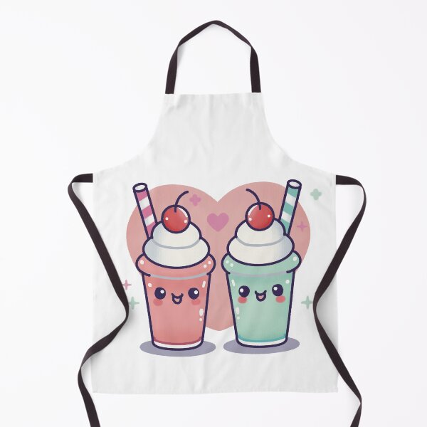 Aperçu de l'œuvre Couple mignon de milkshakes créée et vendue par PieChocolate.