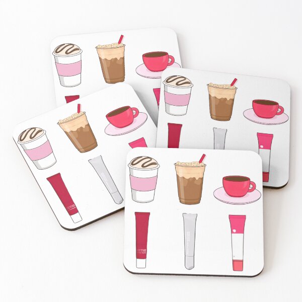Item preview, coffee and lip balm sticker pack designed and sold by olwethubusiness.