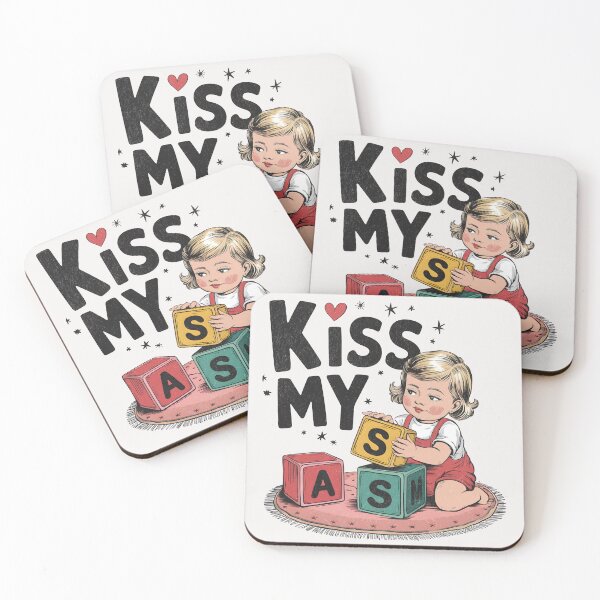 Item preview, Kiss My Ass Funny Unhinged designed and sold by Beanster-nl.