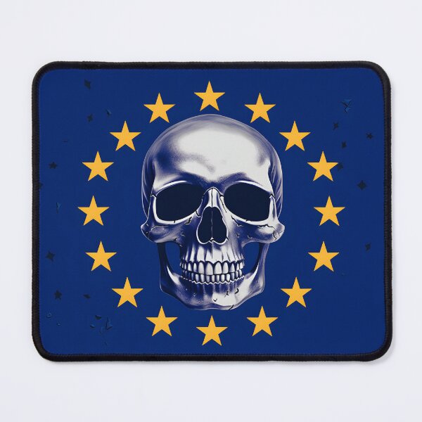 Item preview, European Union Skull Art – Dark and Edgy Design designed and sold by Place-Heritages.