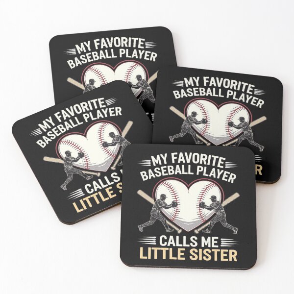 Item preview, Heartwarming Baseball Design for Little Sisters designed and sold by love3617.