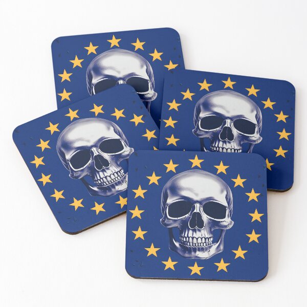 Item preview, European Union Skull Art – Dark and Edgy Design designed and sold by Place-Heritages.