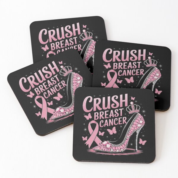 Item preview, Empowering Pink High Heel Design for Breast Cancer Awareness designed and sold by love3617.