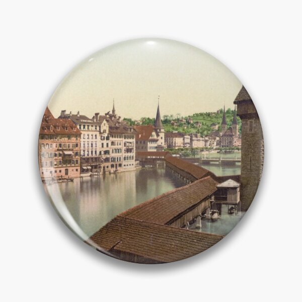 Item preview, Chapel Bridge, Lucerne  designed and sold by 19th Century in Color.
