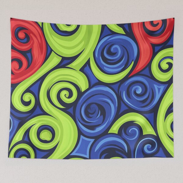 Item preview, New Zealand Māori Paua Pattern Koru Design 209 designed and sold by GrinGalore.