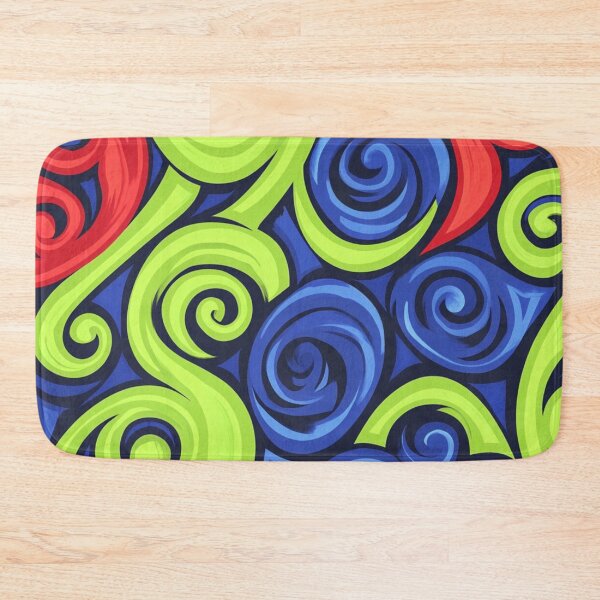 Item preview, New Zealand Māori Paua Pattern Koru Design 209 designed and sold by GrinGalore.