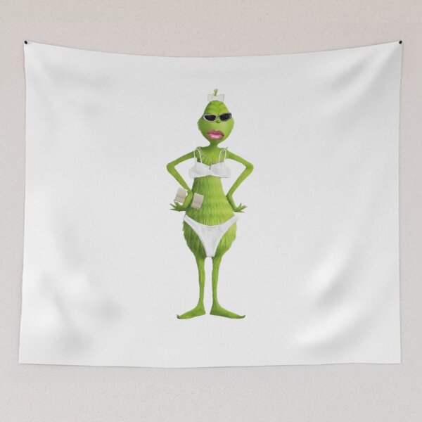 Item preview, Grinch New Year Christmas Funny Bathroom designed and sold by Aloelora.