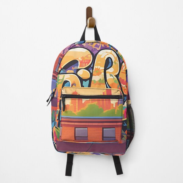 Item preview, "Urban Sunrise Graffiti Mural" designed and sold by CraftedShip1.