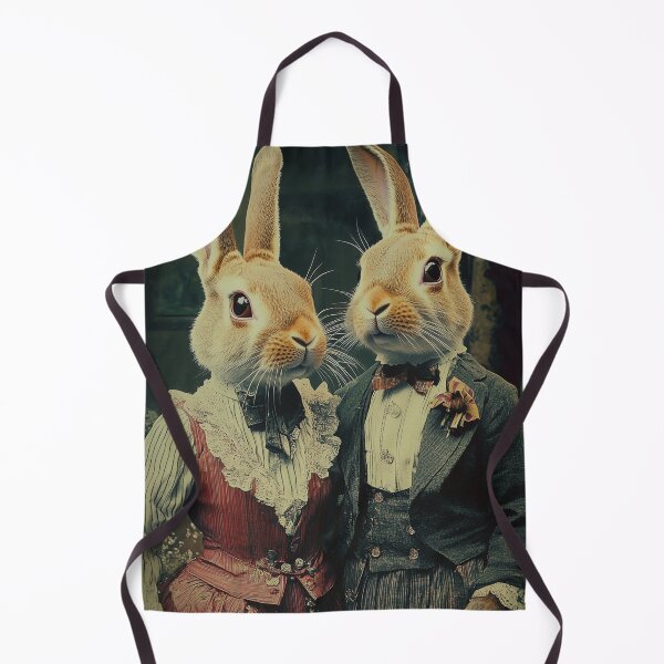Item preview, Fancy Rabbits portrait picture designed and sold by LonesomeKnight.