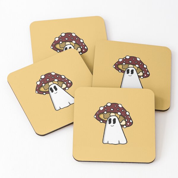 Item preview, Mushroom Ghost designed and sold by CuteSpookyArt.