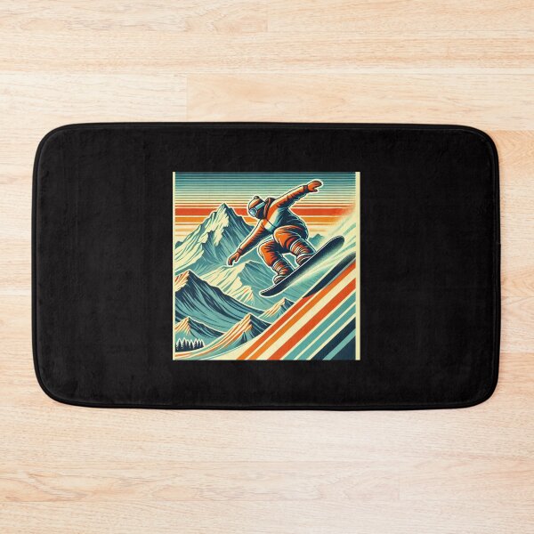 Item preview, Retro Rides on Snowy Peaks designed and sold by bb-tees-by-mlee.