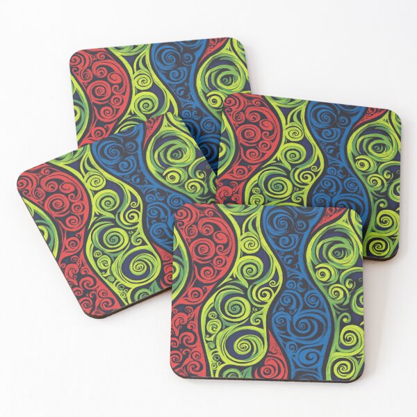 Item preview, New Zealand Māori Paua Pattern Koru Design 212 designed and sold by GrinGalore.