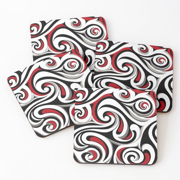 Item preview, New Zealand Māori Paua Pattern Koru Design 213 designed and sold by GrinGalore.