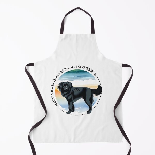 Item preview, markiesje, dutch tulip dog, small black dogbreed, watercolor designed and sold by designkb.