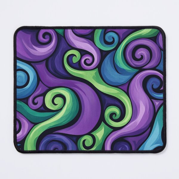 Item preview, New Zealand Māori Paua Pattern Koru Design 214 designed and sold by GrinGalore.