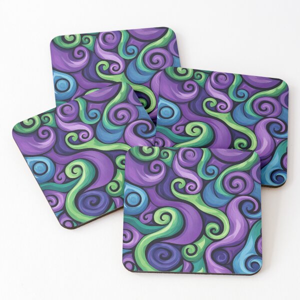 Item preview, New Zealand Māori Paua Pattern Koru Design 214 designed and sold by GrinGalore.