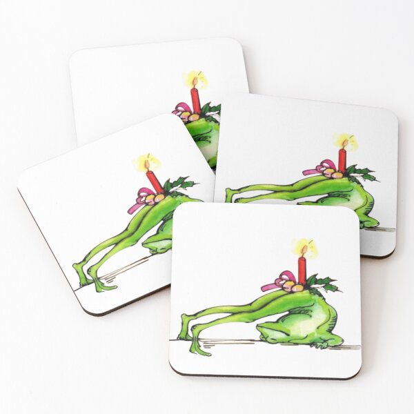 Item preview, Frog New Year Christmas Holiday designed and sold by Aloelora.