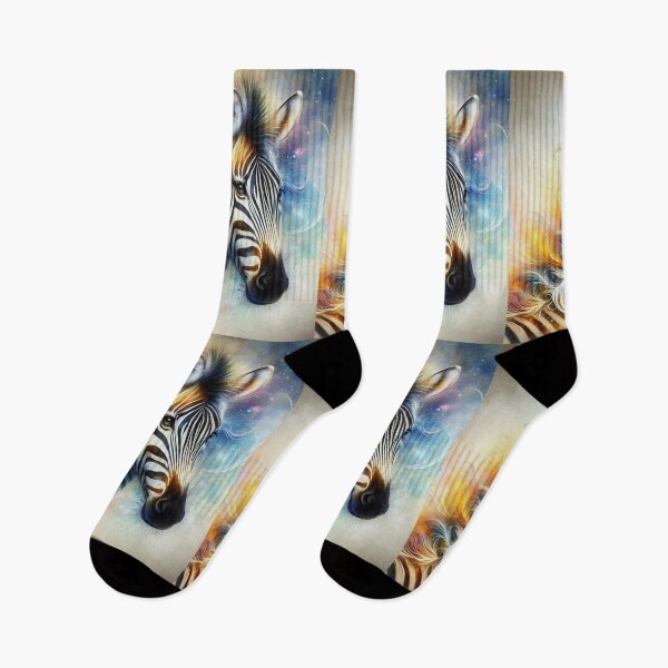 Item preview, RAINBOW ZEBRA  designed and sold by johnnyssandart.