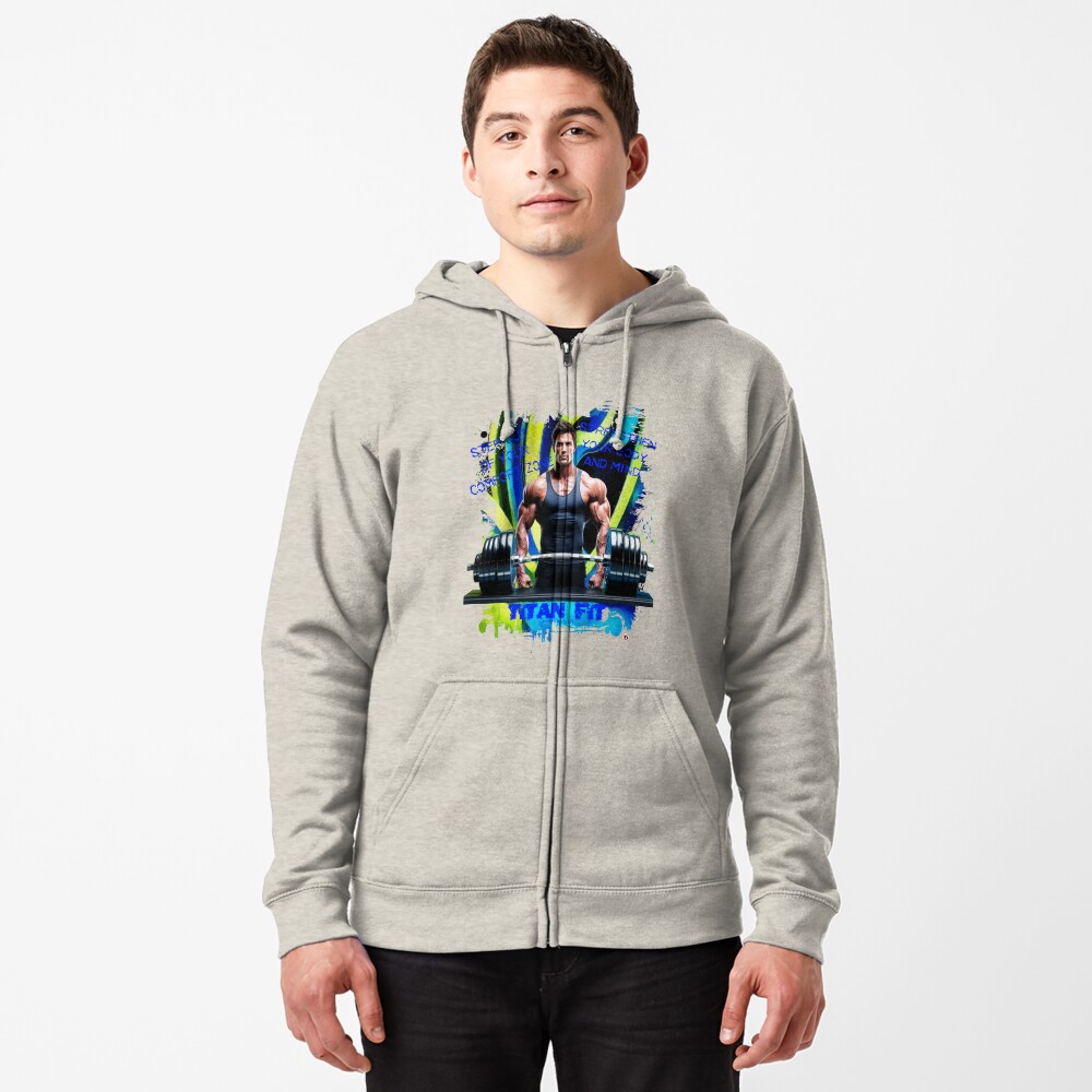 Aperçu de l'œuvre Veste zippée à capuche créée et vendue par Vinidal.