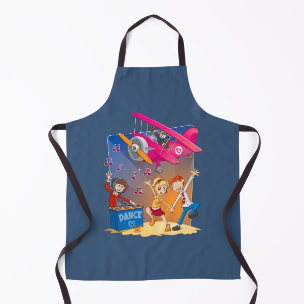 Item preview, Dancing - Colorful and cheerful cartoon style summer image designed and sold by Stef Ringoot, cartoons and illustrations.
