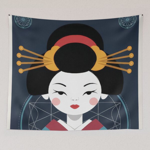 Item preview, Geisha elegante en armonía designed and sold by Digital Japan.