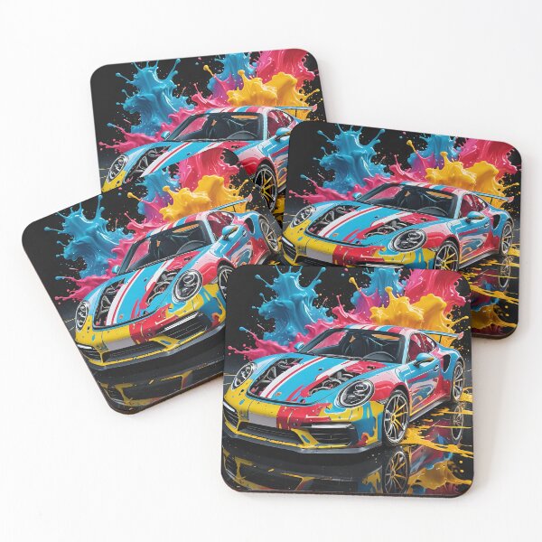 Item preview, Porsche Luxury Car Colorful Fun designed and sold by Dan9010.