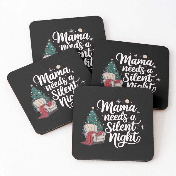 Item preview, Mama needs a silent night, tired mom christmas designed and sold by NoetherSym.