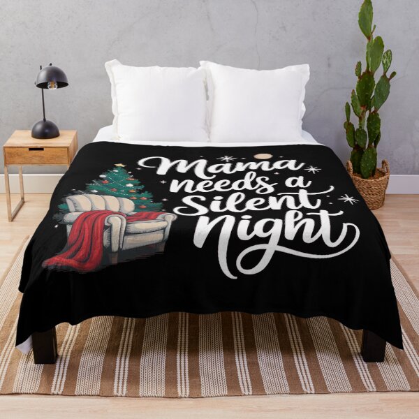 Item preview, Mama needs a silent night, tired mom christmas designed and sold by NoetherSym.