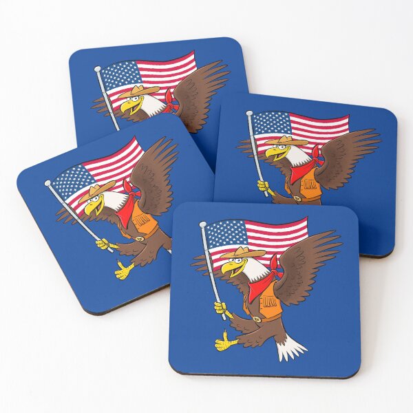 Item preview, American cowboy eagle  designed and sold by Janusz Tycner.
