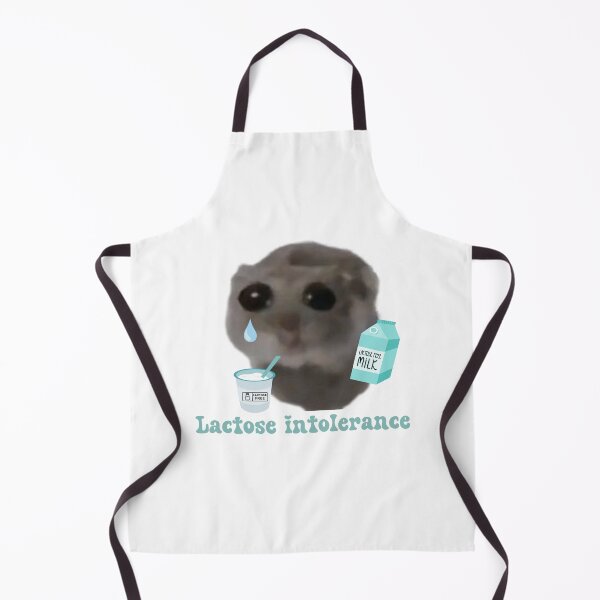 Artikelvorschau, Trauriger Hamster, Laktoseintoleranz entworfen und verkauft von suzancreations.