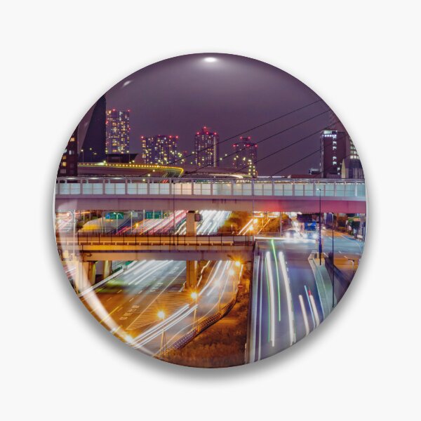 Item preview, Bay Shore Route in Odaiba at Night designed and sold by JAPANESE FAVORITES.